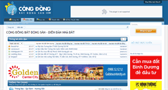 Desktop Screenshot of congdongbatdongsan.com
