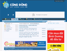 Tablet Screenshot of congdongbatdongsan.com